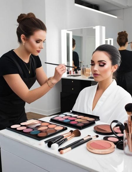 makeup-artist-work-welllit-studio-applying-makeup-client-seated-chair_1038599-975